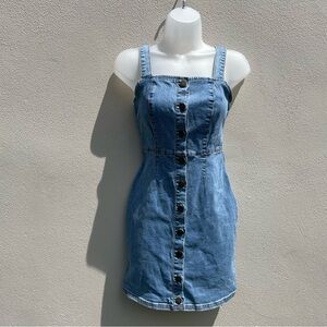 Billabong Blue Denim Button-Down Dress